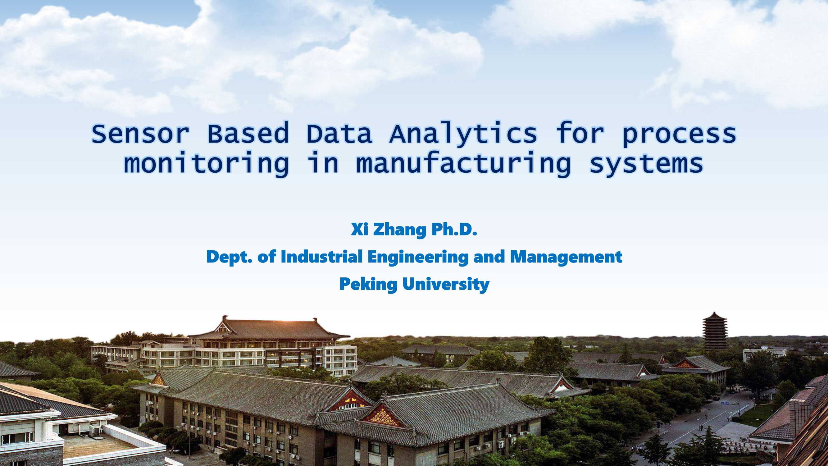 智能制造-张玺-Sensor based data analytics for process monitoring in manufacturing systems-23页