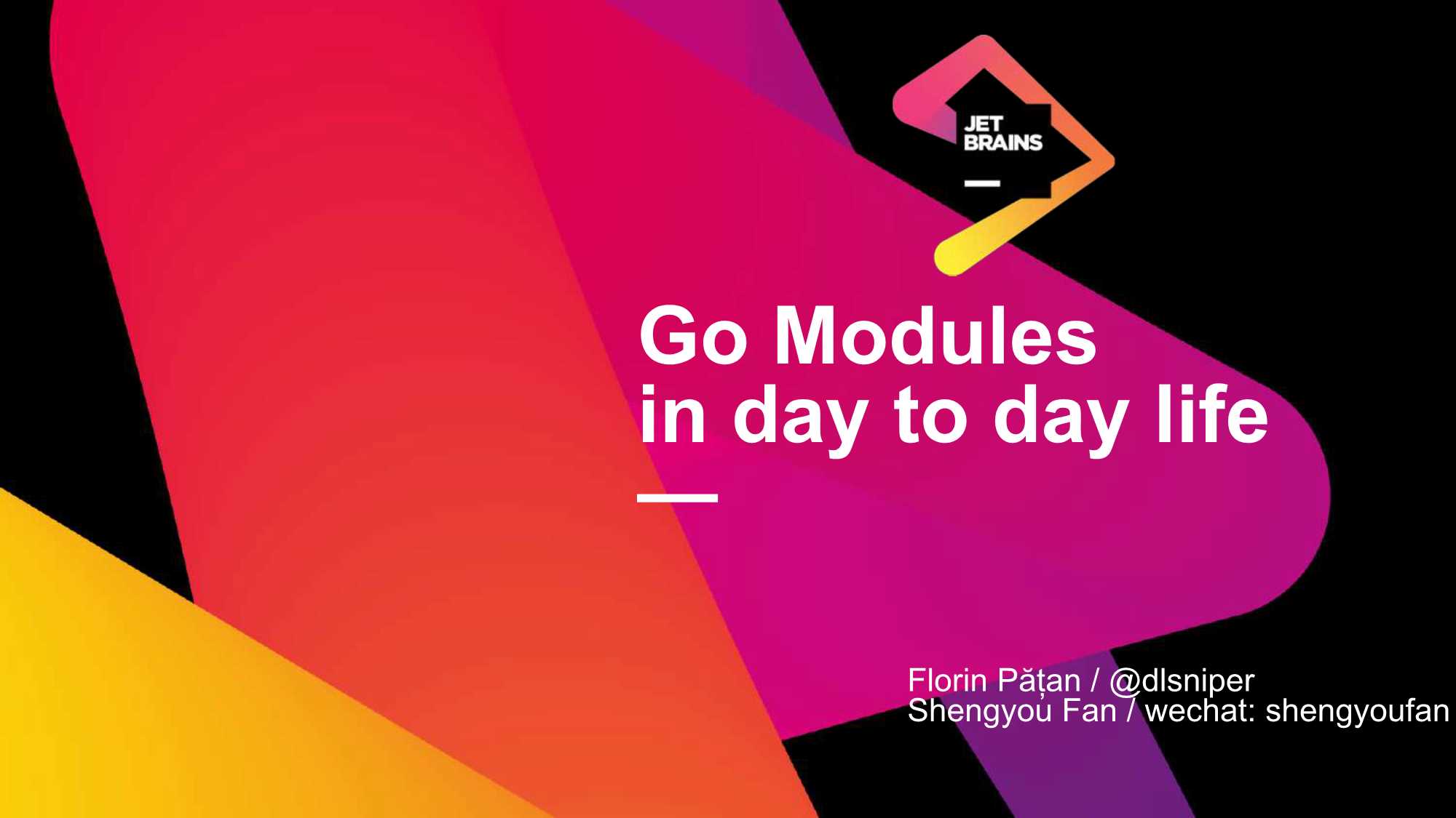 Go Modules in day to day life-Florin Patan-2019-13页