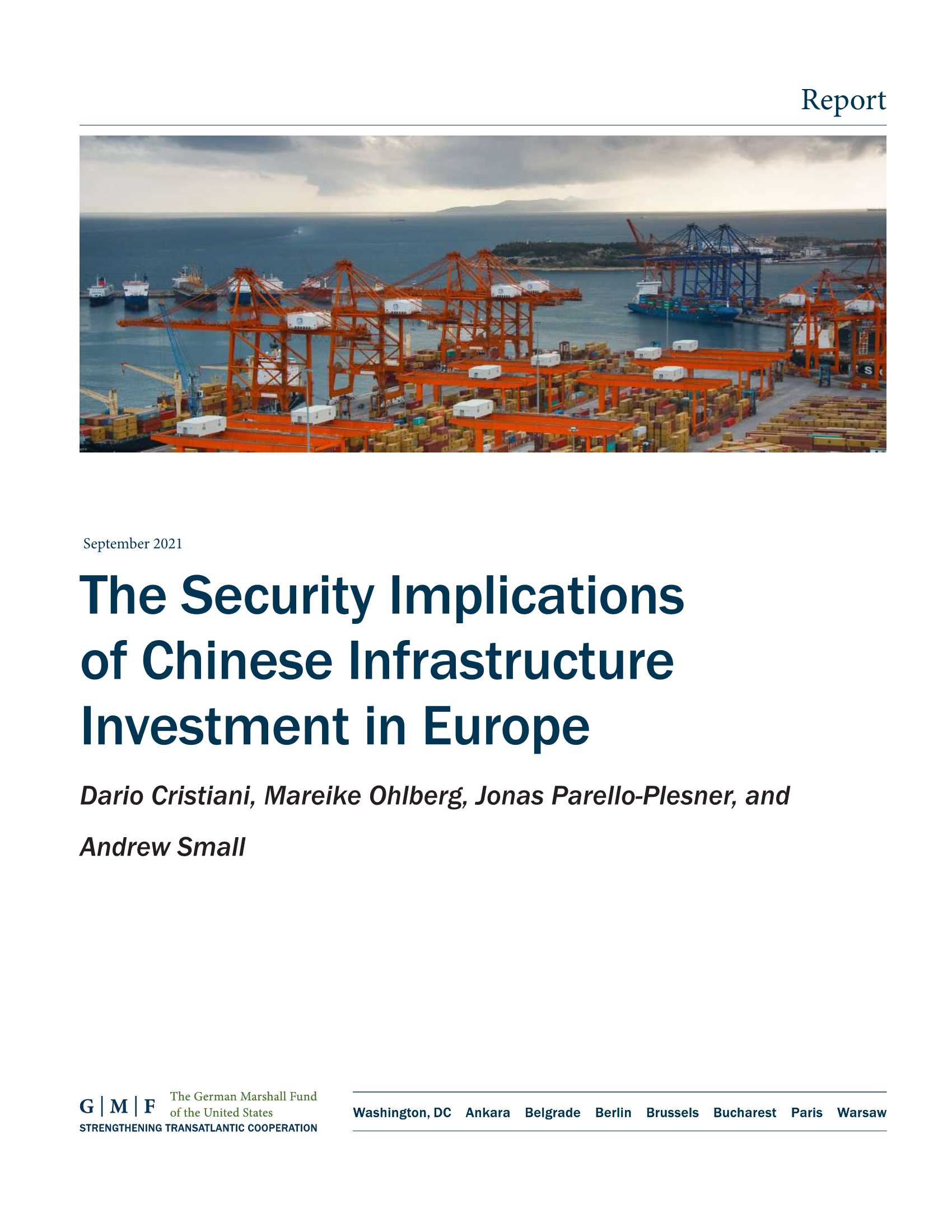 马歇尔基金会-中国在欧洲投资基础设施的安全影响-2021.10-50页