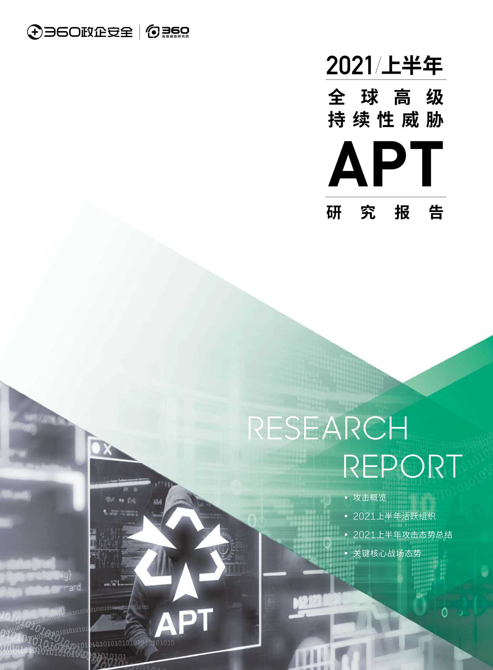 360-2021年上半年全球高级持续性威胁（APT）研究报告-2021.10-61页