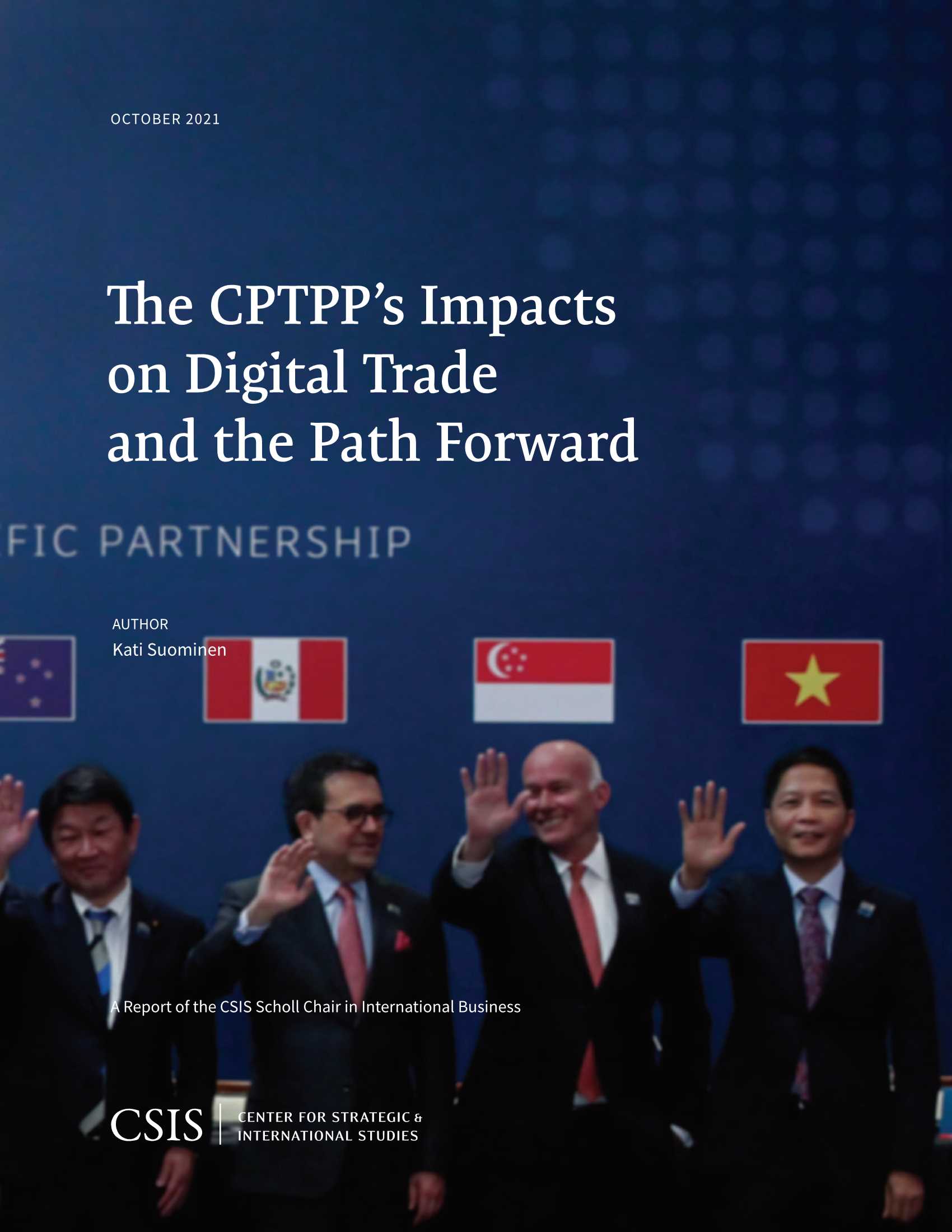 国际战略研究中心-CPTPP对数字贸易的影响及未来路径（英）-2021.11-65页