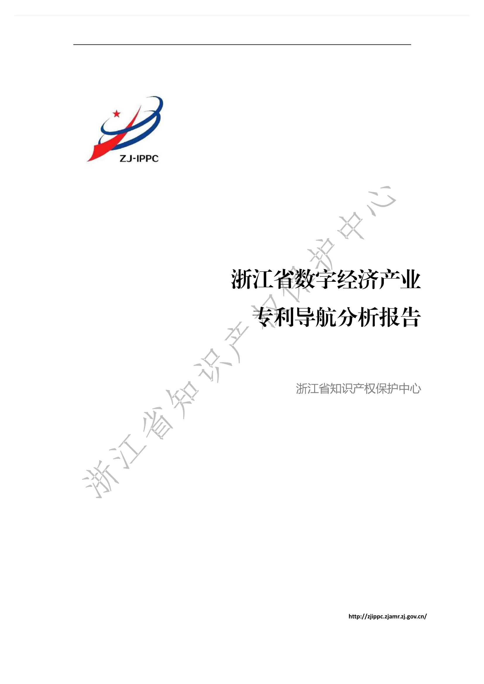 浙江省数字经济产业专利导航分析报告-2021.12-46页