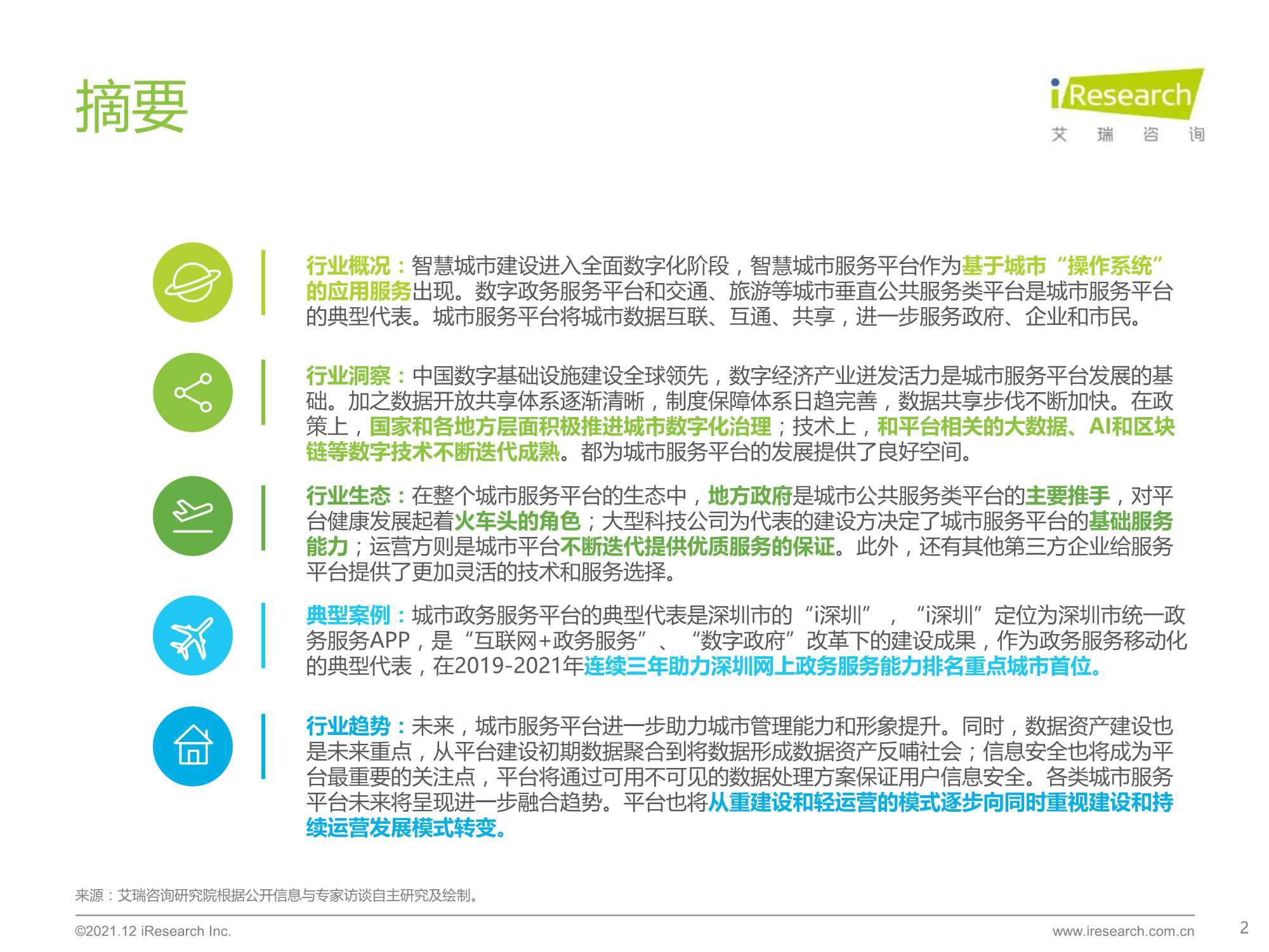 艾瑞咨询-2021年中国智慧城市服务平台发展报告-2021.12-62页