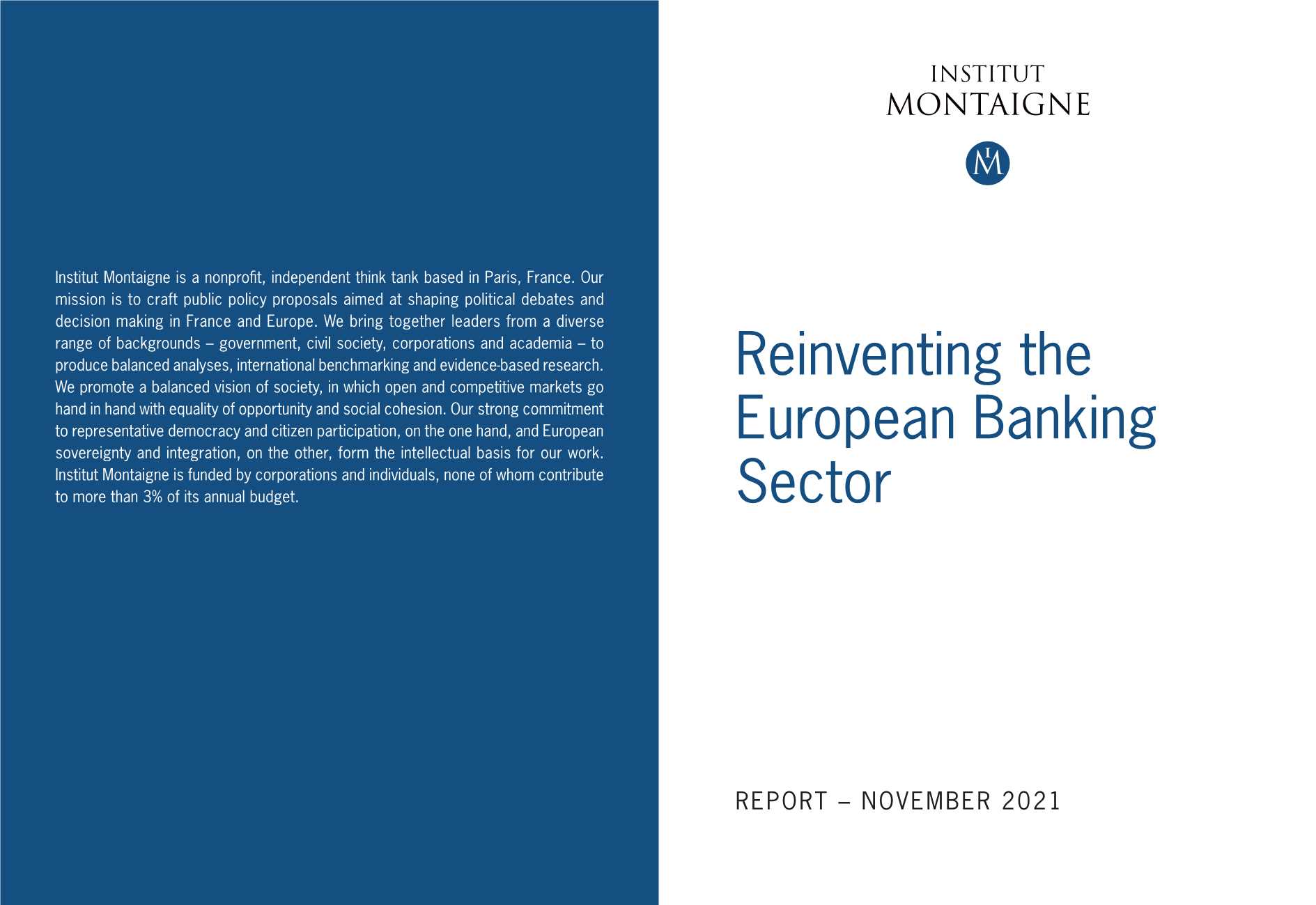 蒙田研究所-重塑欧洲银行业（英）-2021.12-91页