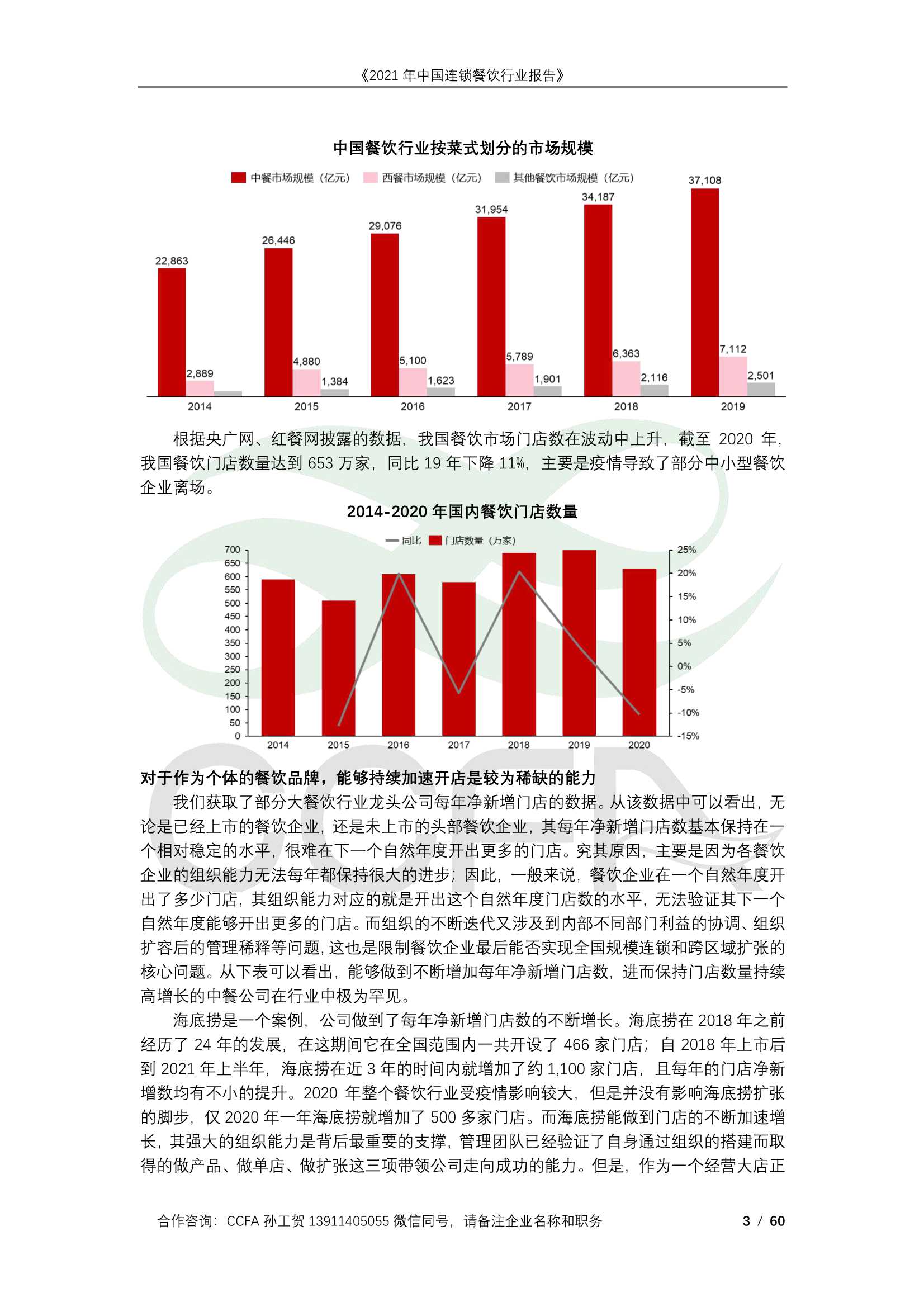 中国连锁经营协会-2021年中国连锁餐饮行业报告-2022.04-60页